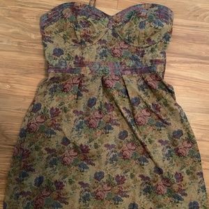 Free People strapless dress